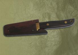 Custom Handmade Neck Knife (in sheath)